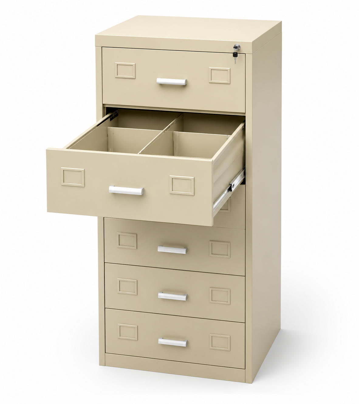 seven drawer card index filling cabinet