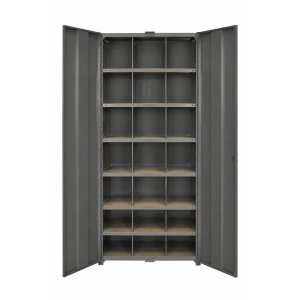 shelving unit with doors
