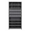 shelving unit with drawers