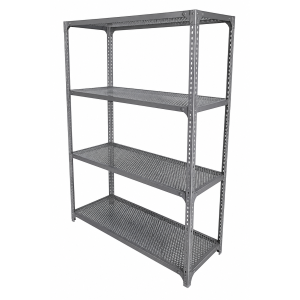 stainless steel perforated shelving