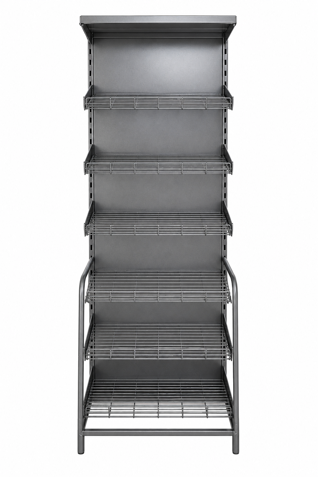 chocolate display shelving
