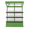 vegetable display shelving