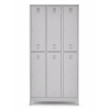 six compartment locker