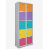 ten compartment locker with key locks