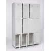 twelve compartment locker gym locker,grey -72x47x16