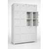 twenty compartment gym locker,grey-72x47x16