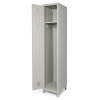 single compartment gym locker-grey