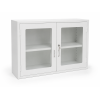 glass door half cupboard