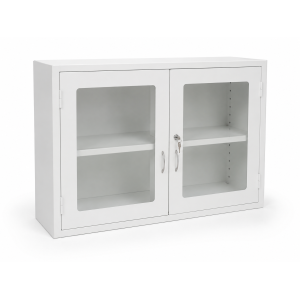 glass door half cupboard
