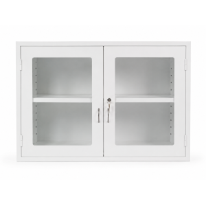 glass door half cupboard