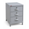 three drawer pedestal-individual locking