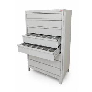 eight drawer heavy duty spares storage cabinet