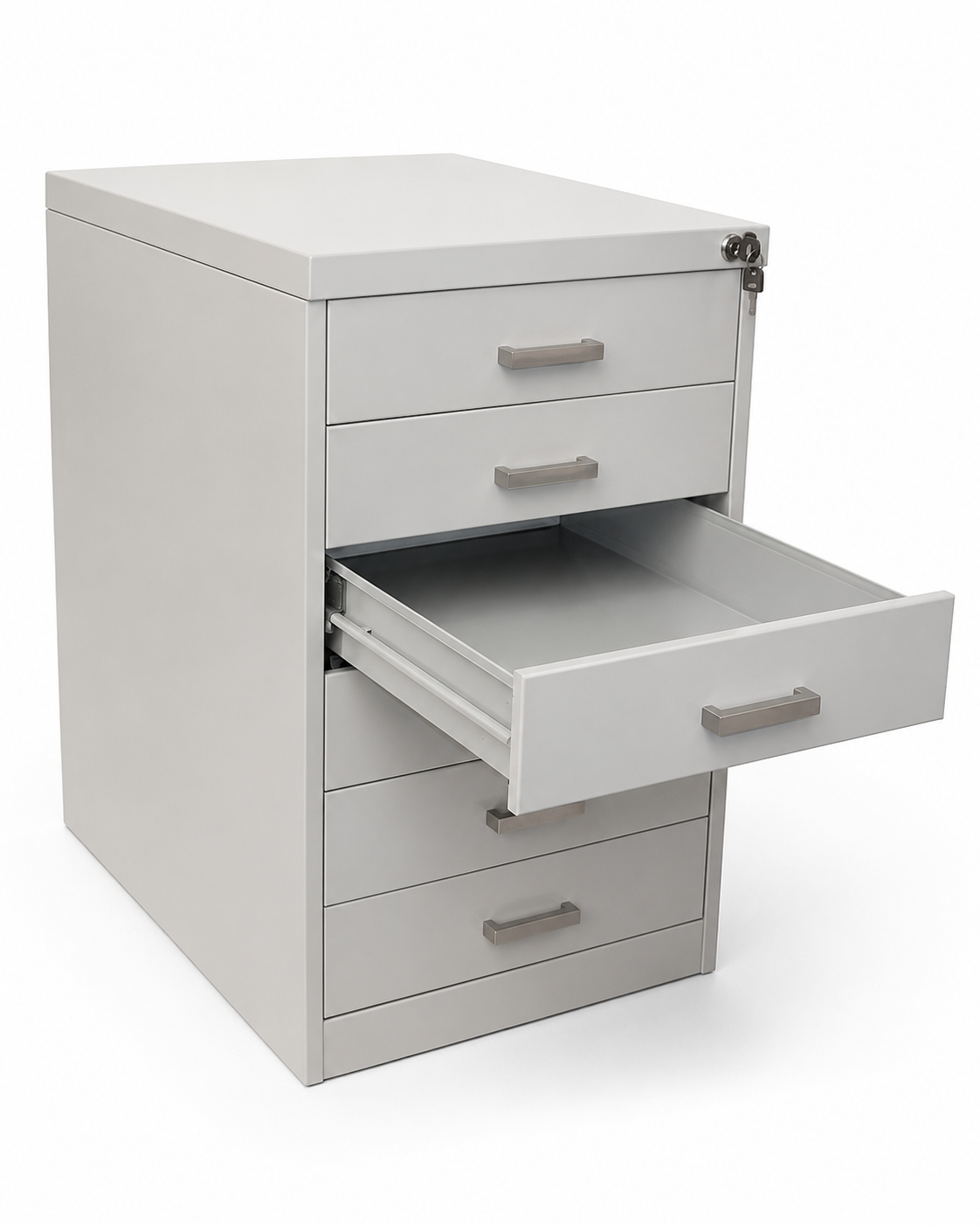 six drawer storage cabinet