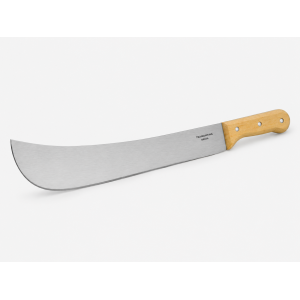 16" carbon steel blade machete (panga) with wooden handle
