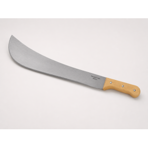 16" carbon steel blade machete (panga) with wooden handle