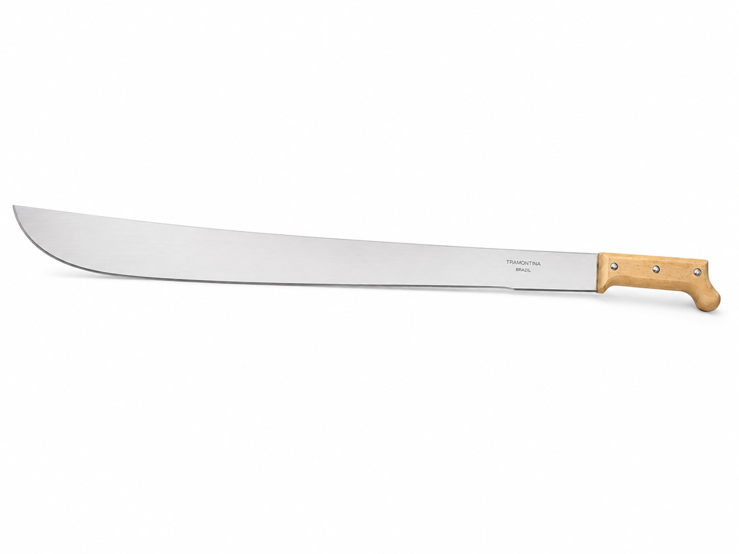26" or 28" carbon steel blade machete (panga) with wooden handle
