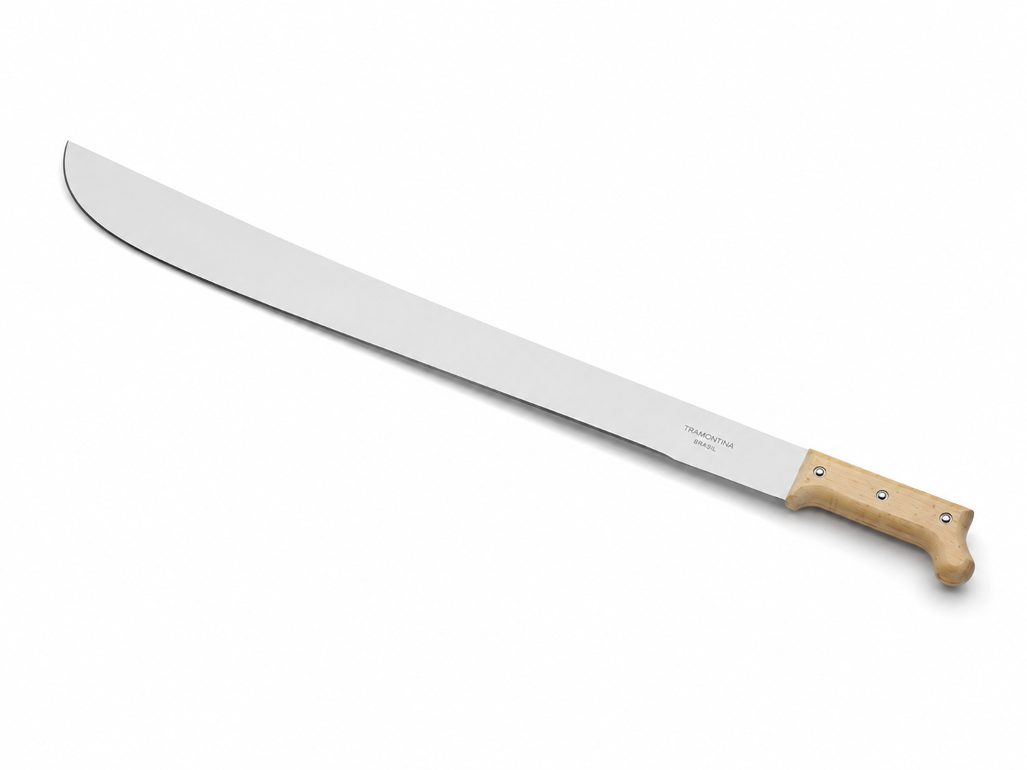 26" or 28" carbon steel blade machete (panga) with wooden handle