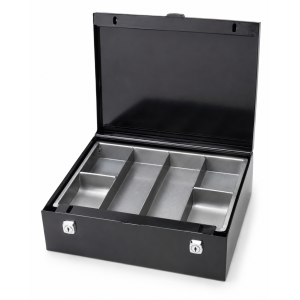 cash box - 2 locks with coin tray