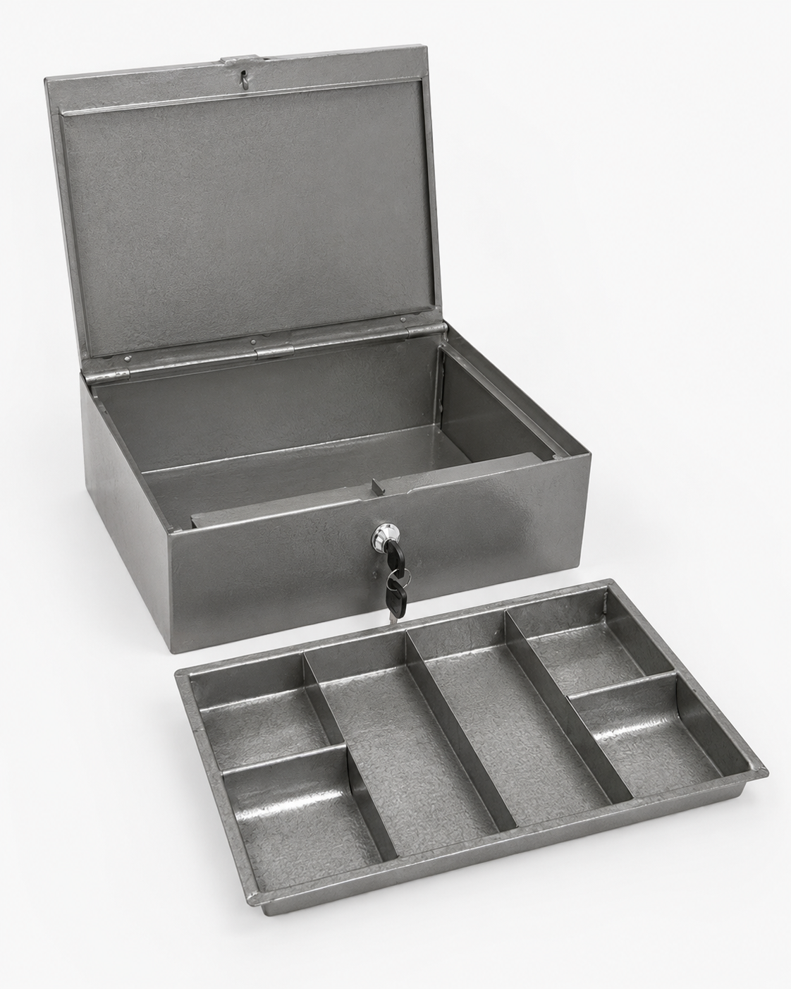 cash box - single lock with coin tray