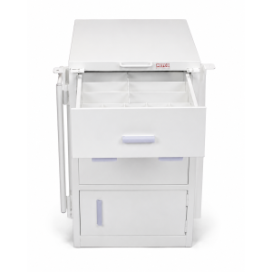 large two drawer cashier trolley
