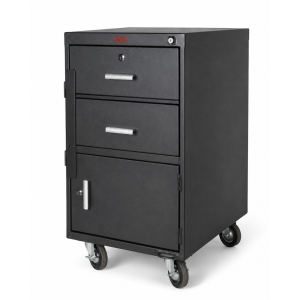 medium two drawer cashier trolley