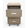 three drawer cashier trolley