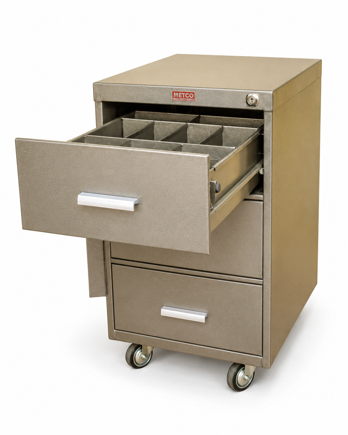 three drawer cashier trolley