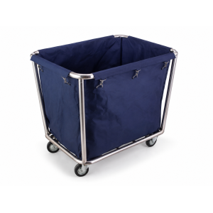 linen trolley - stainless steel