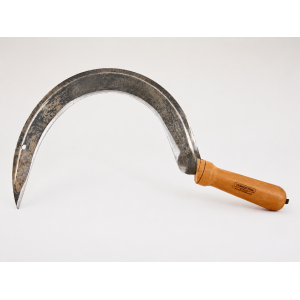 grass hook with hardwood handle