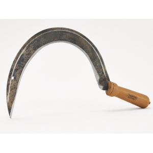 grass hook with hardwood handle
