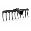 light rake, curved with 12 or 14 teeth