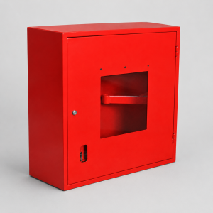 fire hose reel cabinet with security key