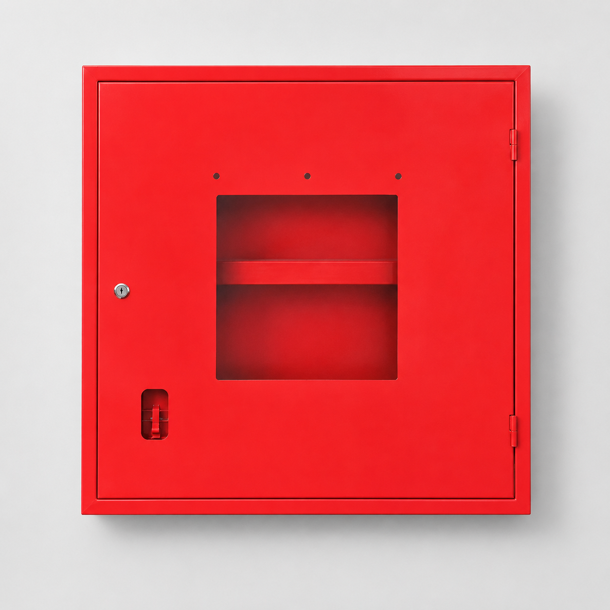 fire hose reel cabinet with security key