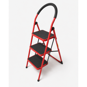 three  step folding stool