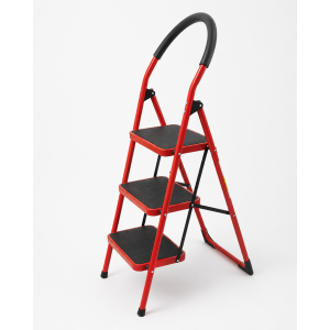 three  step folding stool