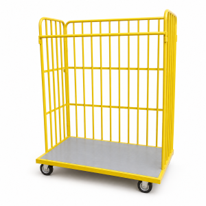 stackable trolley with folding side supports
