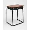 school desk - metal frame & shelf