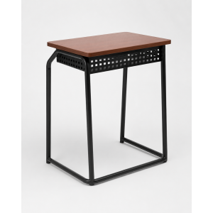 school desk - metal frame & shelf