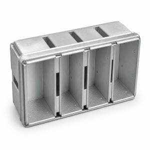 strapped bread tins