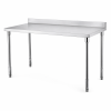 work table with backsplash