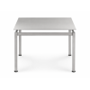 reception glass top low table