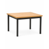 reception wood top low table