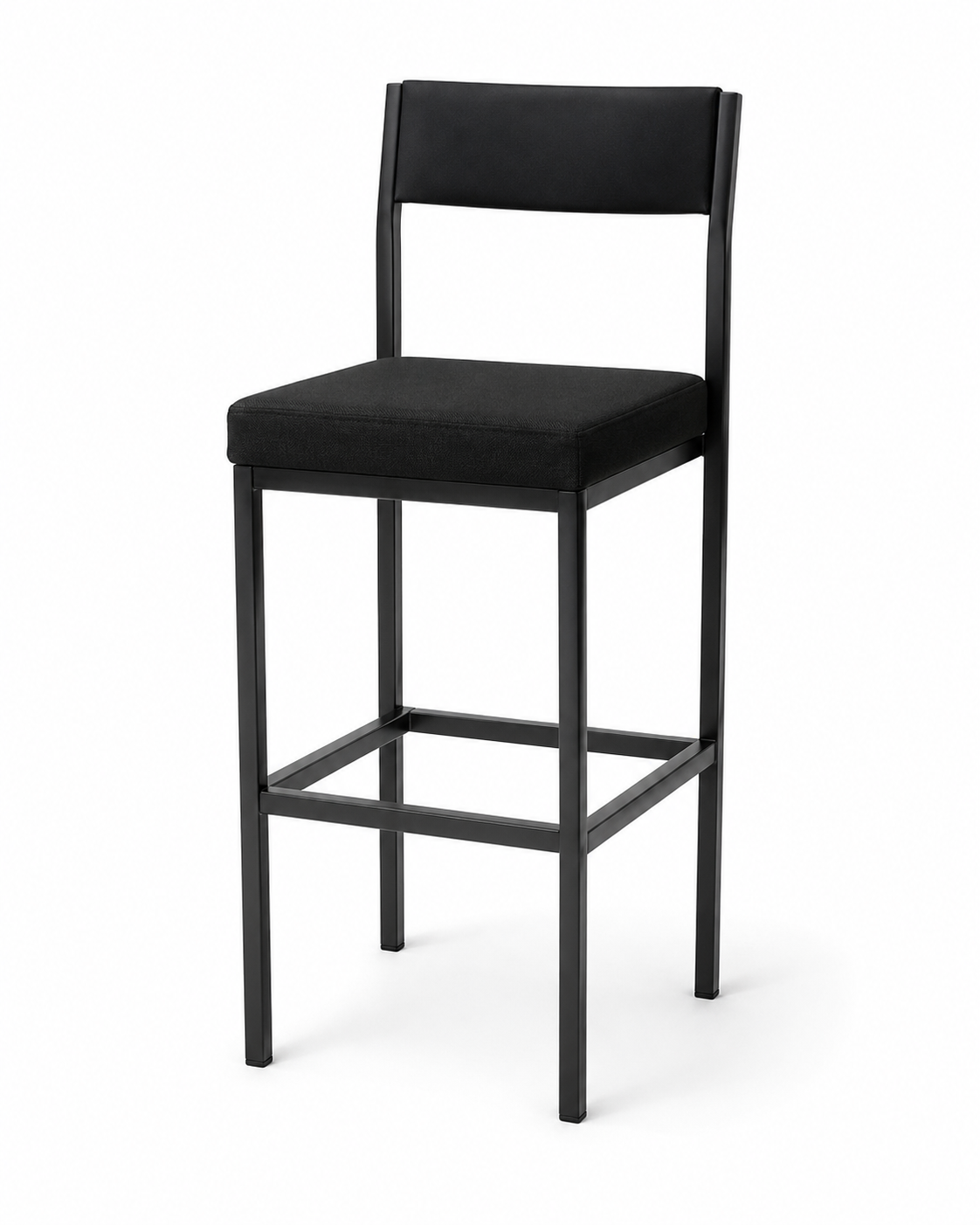 h frame stool with back rest