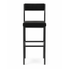 h frame stool with back rest