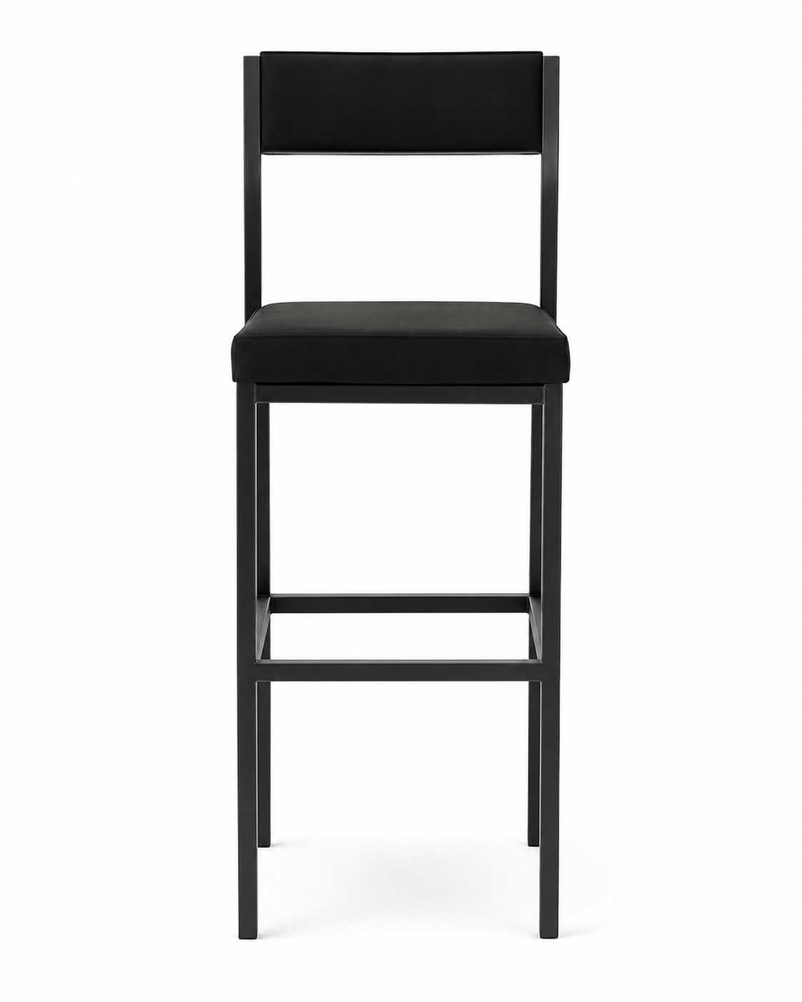 h frame stool with back rest