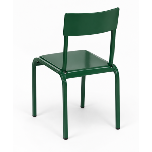 metal school chair