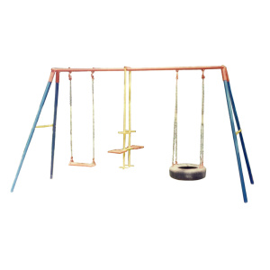 combination swing, seesaw and tyre swing