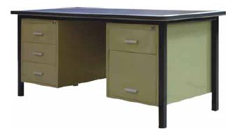 double pedestal desk - 63