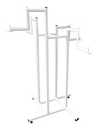 four-way adjustable display stand