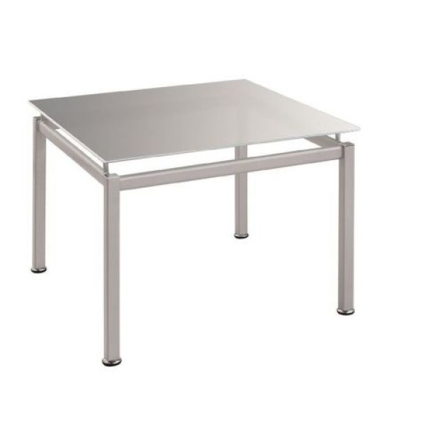 reception glass top low table